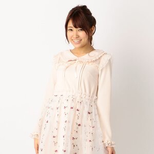 LIZ LISA Floral Organdy Dress Pink