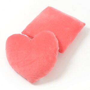 Fwaly Cushion Set - Square & Heart Rose