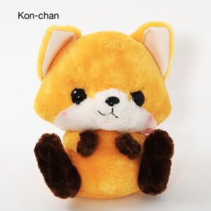Feneky the Fennec Fox Stripe Plushies (Big) Kon-chan