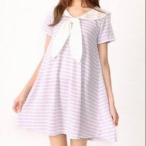 Ank Rouge Marine Cut Dress Purple