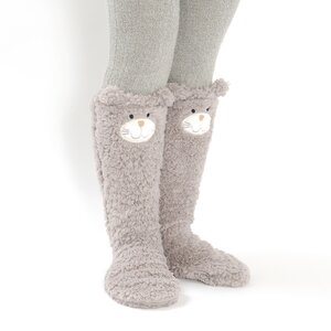 Charmy the Cat Room Socks Gray