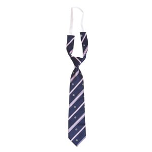 Teens Ever High School Uniform One-Touch Necktie Navy Blue