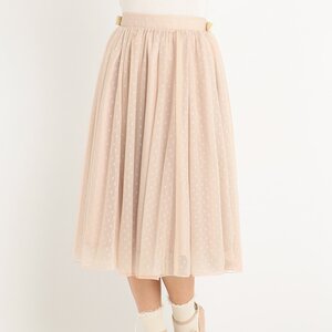 LIZ LISA Long Gathered Skirt Pink