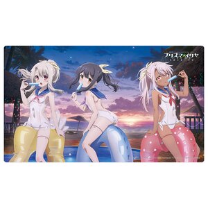 Fate/Kaleid Liner Prisma Illya: Licht - The Nameless Girl Rubber Mat Illya & Miyu & Chloe: Sailor Swimsuit Ver. [Pre-order]