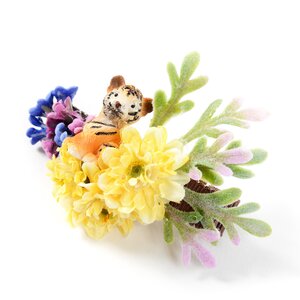 Relaxing Animal Hair Clips Tiger