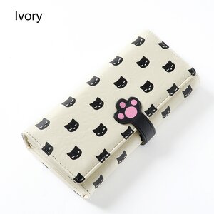 Nikukyu Pooh-chan Long Wallets Ivory
