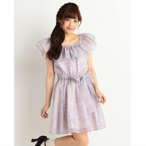 LIZ LISA Ballerina Print Dress Purple