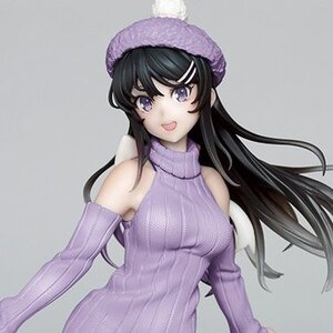 Coreful Figure Rascal Does Not Dream of Bunny Girl Senpai Mai Sakurajima: Knit Dress Ver. Renewal Edition