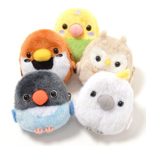 Kotori Tai Gokigen Chibi Pouches Complete Set + Mini Plushie