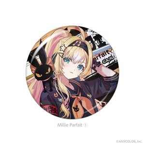 Nijisanji EN Ethyria 4th Anniversary Hologram Pin Badge Millie Parfait 1