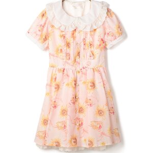 LIZ LISA Sunflower & Parfait Dress Pink