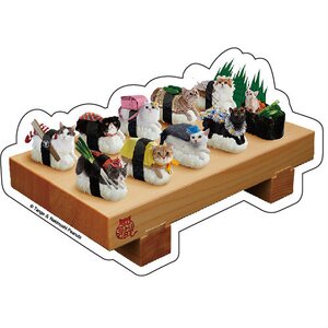 Neko-Sushi Sticker Geta