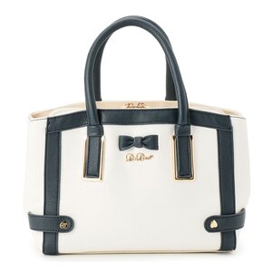 LIZ LISA Two Color Tote Bag Navy