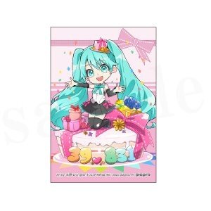Hatsune Miku Birthday Party Rectangle Pin Badge Collection: Miku BD 2020 Ver. Youno
