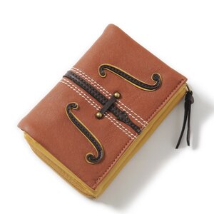 At collection Violin Folding Wallet Brown