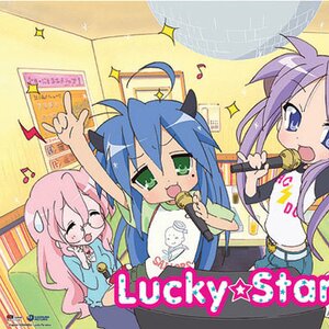Lucky Star Karaoke Wall Scroll