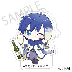 Snow Miku x Hirohako Ultra-thick Acrylic Chibi Figure Hirosaki KAITO Art by Nazyo