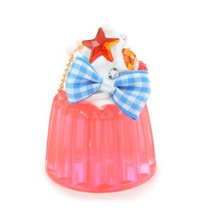 Zeitaku Sweets Crystal Jelly Keychain Mascot Raspberry Jelly