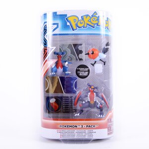 Pokémon Figure 3-Pack: Mega Garchomp, Fletchling, Gabite