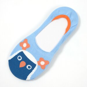 KOTORITACHI Love Bird Low-Cut Socks Light Blue