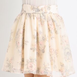 LIZ LISA Opal Floral Skirt White