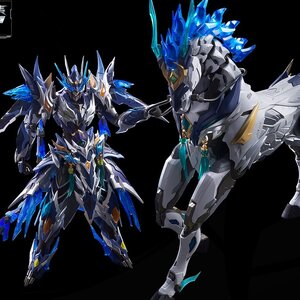 Legend of Star General MNP-XH05 Zhao Yun & Yu Lan Bai Long Ju Action Plastic Model Kit