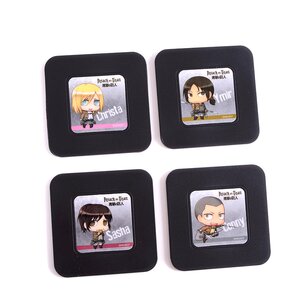 Attack on Titan Coaster Sets Deformed Conny, Sasha, Ymir & Christa