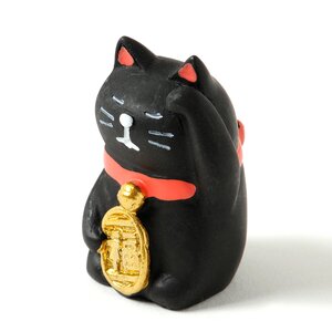 concombre Sleepy Maneki-neko Black