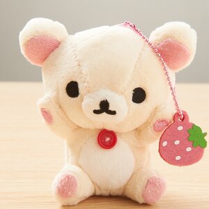Korilakkuma Plushie Badge (Sitting)