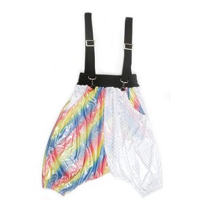 ACDC RAG Metallic Assymetrical 3/4 Sarouel Pants White x Silver