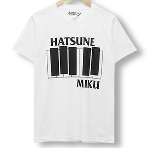 Hatsune Miku Flag White T-Shirt XL