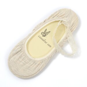 coudre un Ankle Lace Low-Cut Liner Socks Light Gray