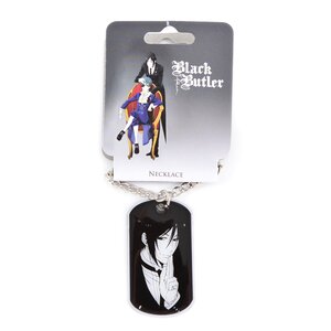 Black Butler Sebastian Dogtag Necklace