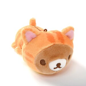 Rilakkuma Nonbiri Neko Mochipettan Palm-Sized Plush