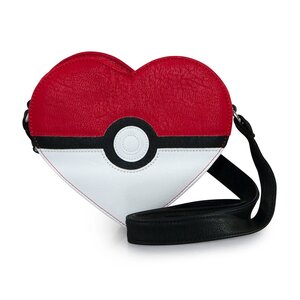Loungefly x Pokémon Heart-Shaped Poké Ball Crossbody Bag