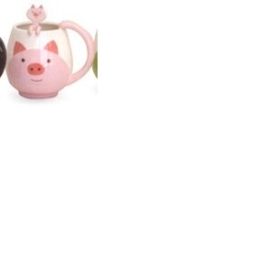 concombre Manmaru Mug & Spoon Set Pig