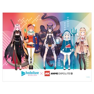 hololive English x Anime EXPO Lite 2021 B2-Size Tapestry