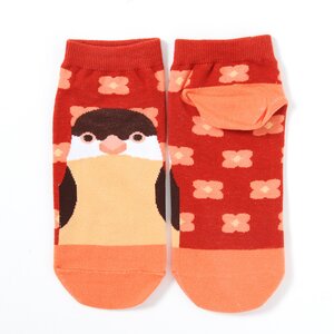 Kotoritachi Java Sparrow Printed Socks Red
