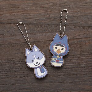 Monster Hunter Rise Wood Mascot Set Palamute / Felyne