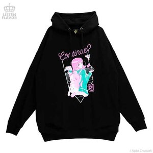 LISTEN FLAVOR x Danganronpa Chiaki Nanami's Continue Hoodie Black