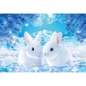 Rabbits Waiting for Spring Jigsaw Puzzle