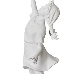 Sync. Flying Balloons Girl