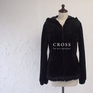 NO.S PROJECT Nekomimi Velour Hoodie Black