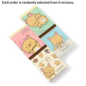 Iiwaken Ironna Pose de Iiwake Cloth-bound Memo Pads