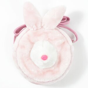 FLAPPER Fluffy Rabbit Pochette Pink