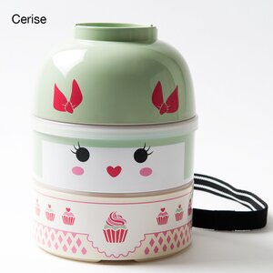 Kokeshi Bento (L): Cute Cerise