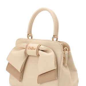 LIZ LISA Big Ribbon Tote Ivory