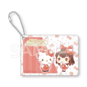 Touhou Project x Sanrio Characters Card Case Collection Reimu Hakurei x Hello Kitty