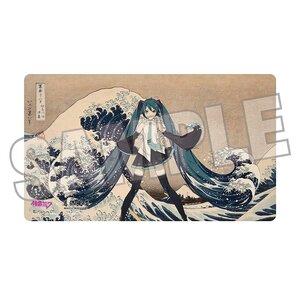 Hatune Miku x Katsushika Hokusai iXima Deskmat The Great Wave Off Kanagawa [Pre-order]