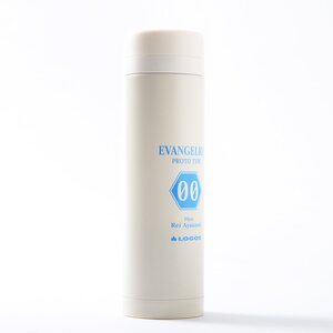 Evangelion & Logos Eco My Slim Bottle: Matte Pilot Ver. Rei